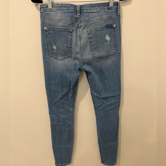 7 For All Mankind Ankle Skinny Jean in Heritage Valley 2 sz 28 - Picture 5 of 5
